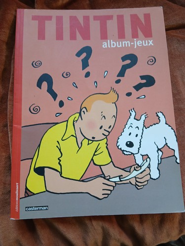 Tintin album jeux herge - album,