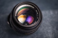 Objectif Minolta MD Rokkor