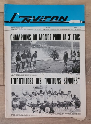 Aviron 1977 remo rudern - l'aviron,
