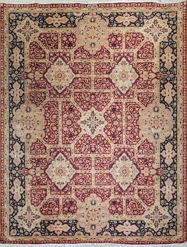 Ghoum silk carpet 9 - carpet, x