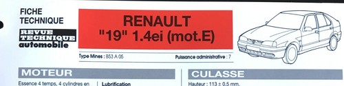 Fiche technique automobile - fiche,