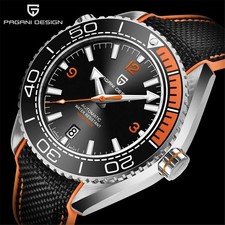 Pagani Design Automatikuhr PD 1679 Diver Taucheruhr 100M Orange