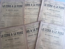 le cidre et le poiré revue mensuelle la pomologie des industries agricoles 1905