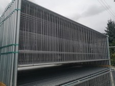 45 x clôture de construction semi-haute | 3,43 x 1,15 m | clôture mobile 158