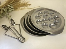 Lot de 4 poêlons à escargots