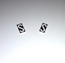 2 PLAQUES DE SIGNALISATION ( S ) SIFFLET OU KLAXON Signal HO 1/87