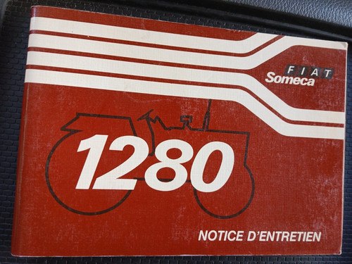Fiat someca tracteur 1280 - tracteur, dt