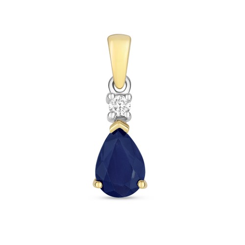Pendentif femme blanc jaune - pendentif,