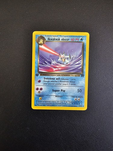Carte pokémon akwakwak obscur - pokémon,
