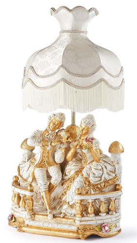 Lampe table amants baroques - lampe, de