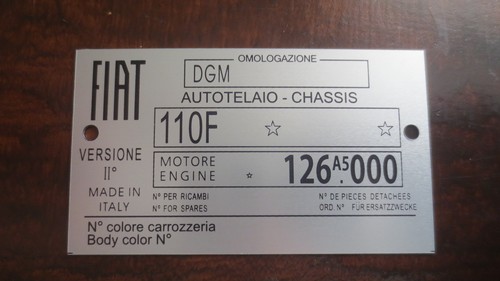 Panneau type châssis fiat - panneau,