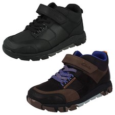 Garçons Clarks Playprints' Rex 'Bottines Baskets École Chaussures " Steggy 2