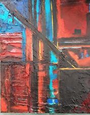 CHRISTOPHE CASSEL COTE ARTPRICE- AKOUN ORIGINAL HUILE TOILE curiosa Abysses