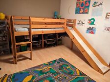 Lit Mi Hauteur Avec Toboggan