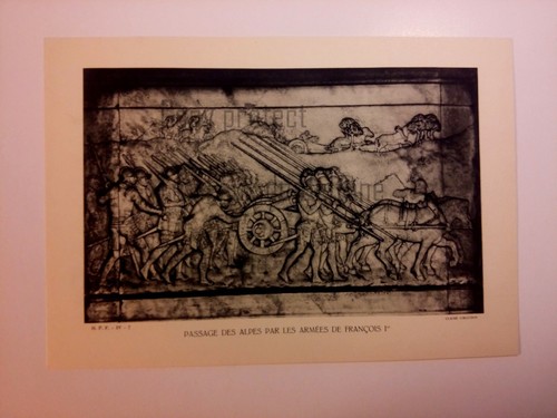 Bas relief passage - bas, alpes