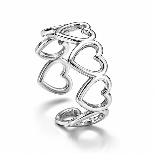 Bague cœurs enchaînés - bague,