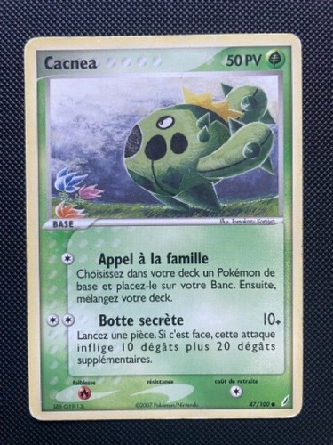 Carte pokémon cacnea 100 - pokémon,