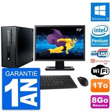 PC Tour HP ProDesk 600 G1 Ecran 19" G3220 RAM 8Go Disque 1To Windows 10 Wifi