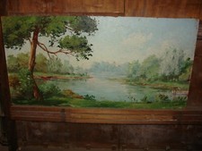 Tableau Raoul ABOUT huile sur Isorel vers 1950