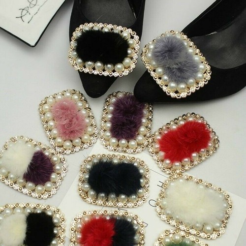Paires clip chaussure pompon - 2,