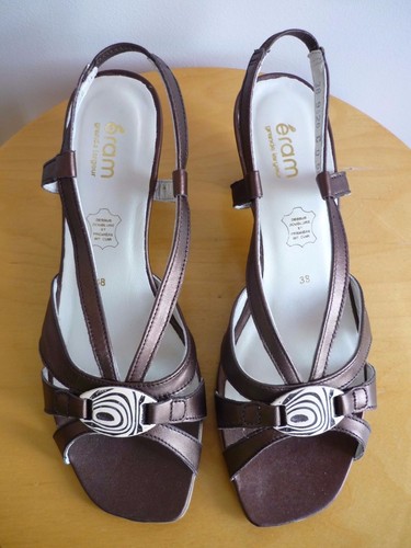 Eram sandales cuir marron - -,