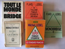LOT DE 5 LIVRES SUR LE BRIDGE