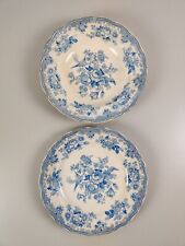 Plats Faïence Ancienne Anglaise Asiatic Pheasants JD&Co 19ème