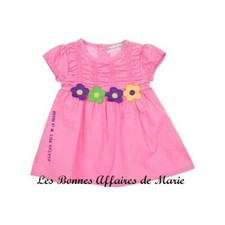 AGATHA RUIZ DE LA PRADA - LIQUIDATION - Robe fantaisie rose et violet 6M - Neuve