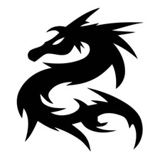 Sticker autocollant Dragon
