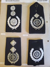 4 x épaulettes Angleterre