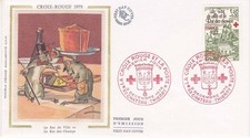 Enveloppe 1er jour Croix Rouge