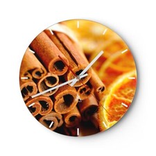 Horloge murale en verre