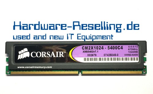 Corsair cm2x1024 5400c4 1gb - cm2x1024-5400c4,