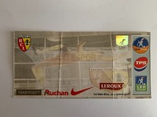 TICKET MATCH UEFA EUROPA LEAGUE - RC LENS - GAZIANTEPSPOR 27 NOVEMBRE 2003