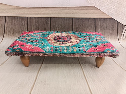 Upholstered footstool helper - footstool,
