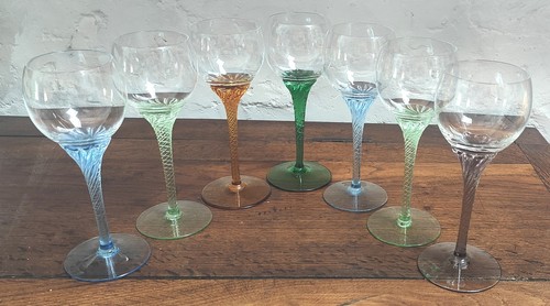 Superbe lot verres - 7, vin