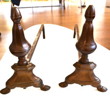 Ancienne paire de chenets