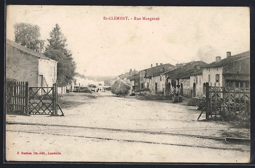 Cpa clément rue mangenot - rue,