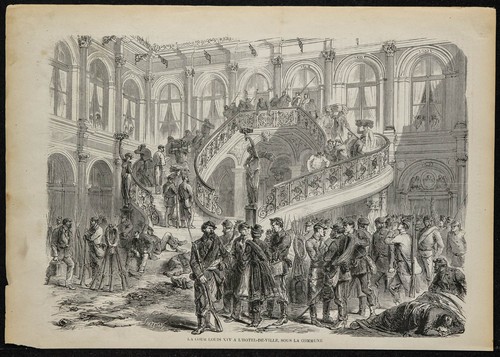 1872c cour louis xiv à - 1872c,
