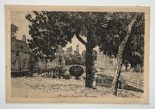 PONT BEGUINAGE Bruges GRAVURE