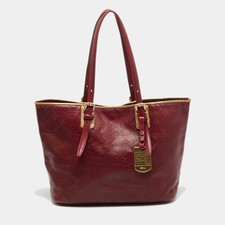 Longchamp LM Cuir BurgundyGold