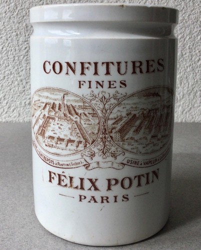 Ancien pot confitures - a, fines