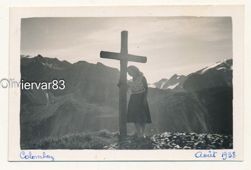 Photo ancienne 1938 colombaz - 1938,