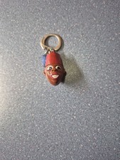 Ancien porte clé Banania Tête Tirailleur Sénégalais Chocolat Morvan, Années 60.