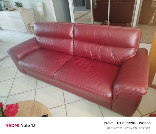 Canapé fauteuil cuir - canapé,