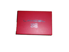 BOITE VIDE  COFFRET ROUGE "LANCEL" DIM : 21X13,5X3 CM TTBE!!!