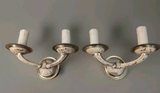 Paire d'appliques murales Art