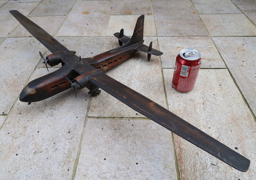 Rare maquette bois avion - maquette,