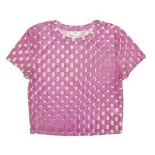 Haut femme rose imprimé - haut,