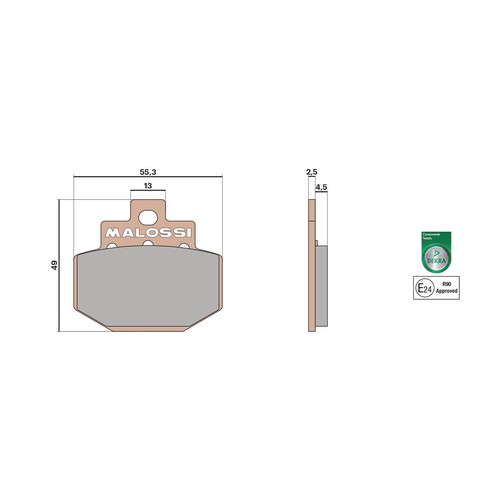 Plaquette frein malossi mhr - frein,